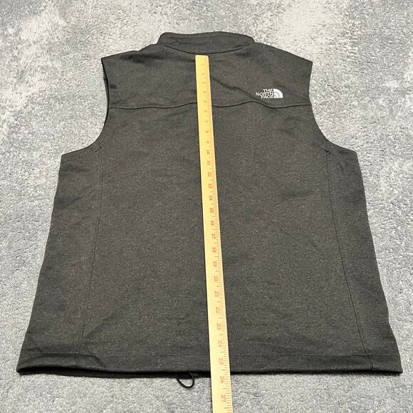 The North Face Windwall Vest Mens Large Softshell Full Zip Gray Jacket - Picture 7 of 10